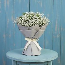 Букет цветов из:  Гипсофила в Родниках Московской области