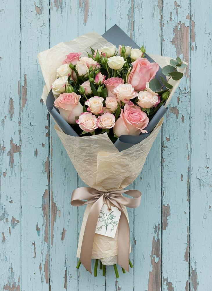 Букет цветов из: Розы в Родниках Московской области