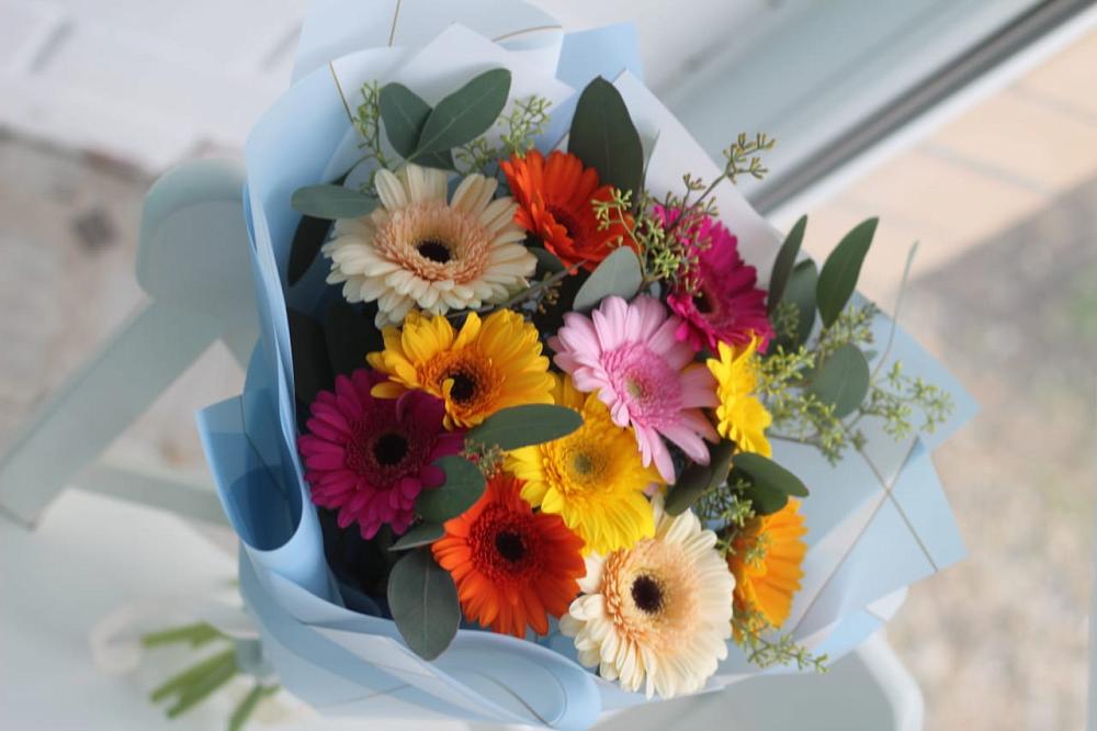 Букет цветов из: Герберы в Родниках Московской области