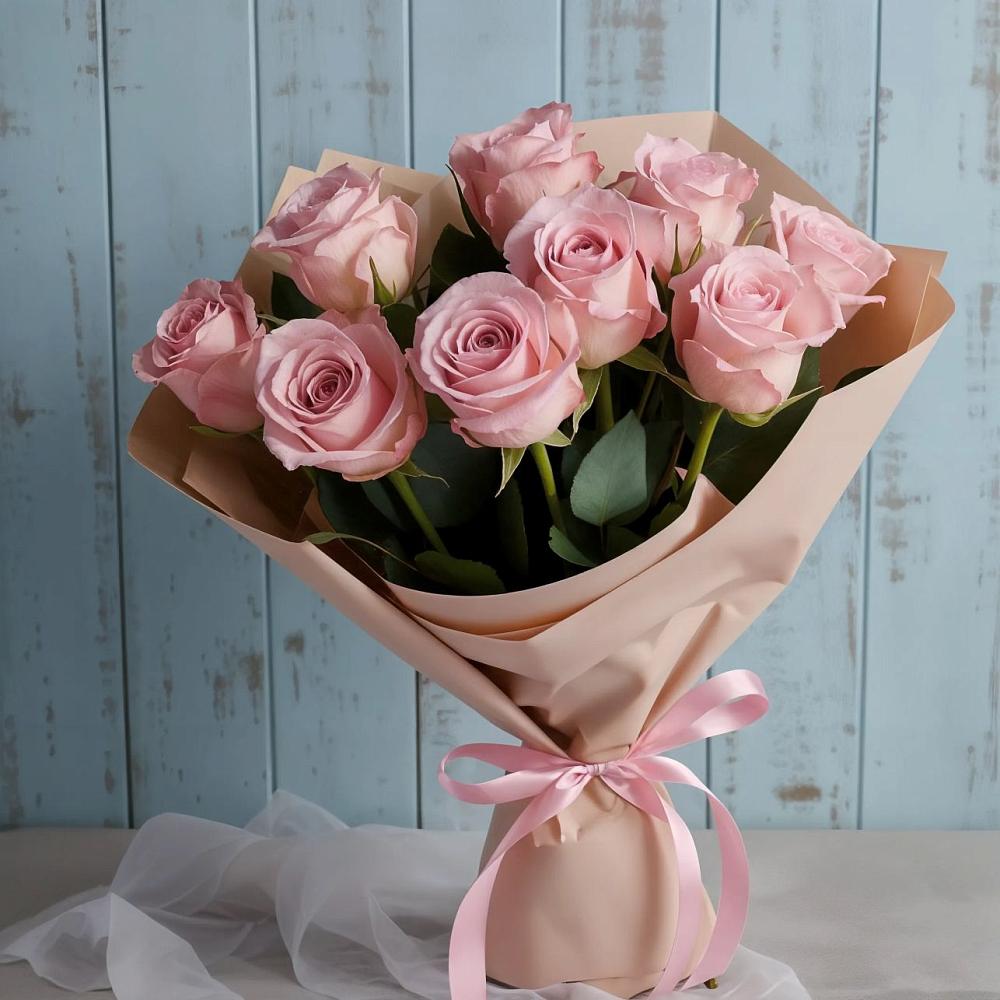 Букет цветов из: Розы в Родниках Московской области