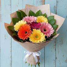 Букет цветов из:  Герберы в Родниках Московской области