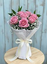 Букет цветов из:  Розы в Родниках Московской области