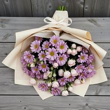 Букет цветов из:  Розы и Хризантемы #REPLACE_PRED# Родниках Московской области
