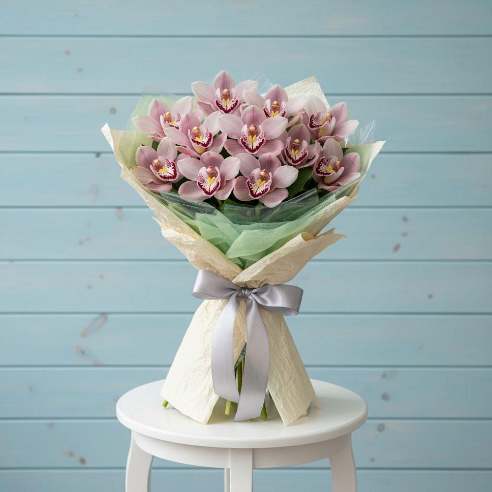 Букет цветов из: Орхидеи и Розы в Родниках Московской области