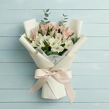 Букет цветов из:  Альстромерии #REPLACE_PRED# Родниках Московской области