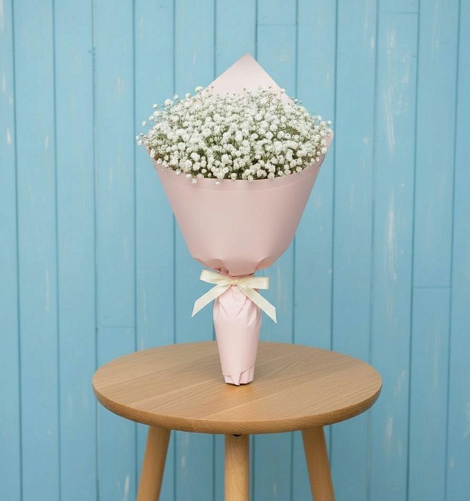 Букет цветов из: Гипсофила в Родниках Московской области