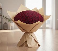 Букет 101 Красная роза в Родниках Московской области