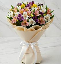 Букет цветов из:  Альстромерии в Родниках Московской области