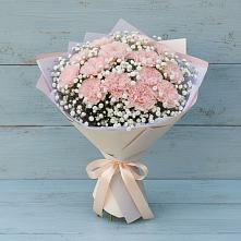 Букет цветов из:  Гвоздики в Родниках Московской области