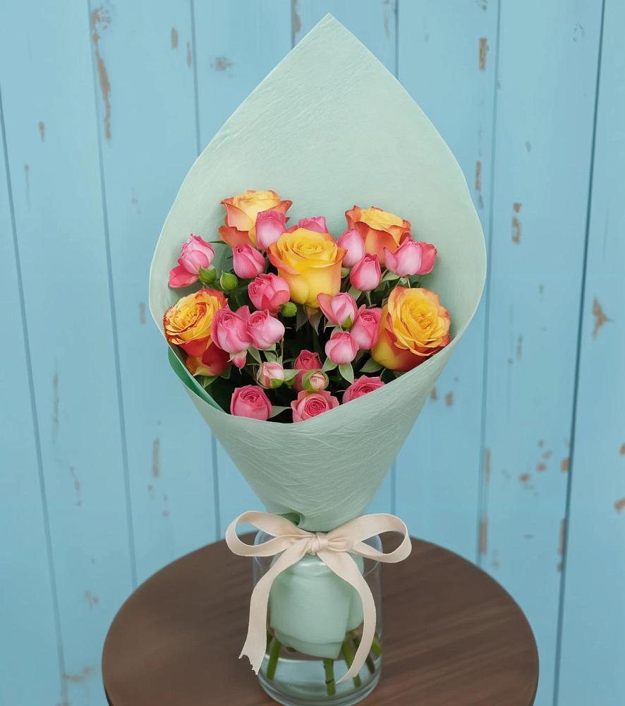 Букет цветов из: Розы в Родниках Московской области