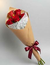 Букет цветов из:  Розы в Родниках Московской области