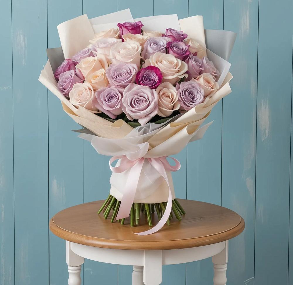 Букет цветов из: Розы в Родниках Московской области