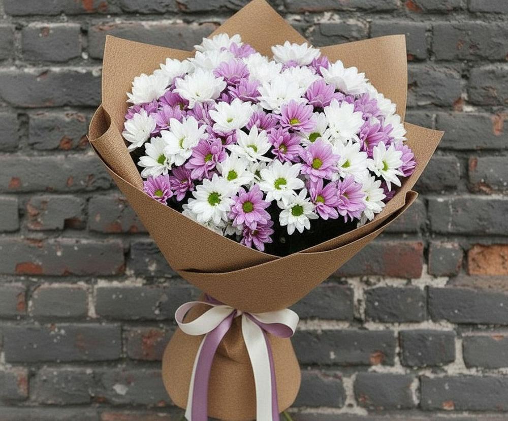 Букет цветов из: Хризантемы в Родниках Московской области