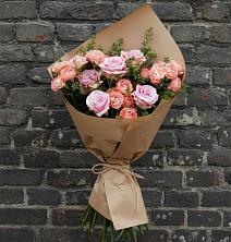 Букет цветов из:  Розы в Родниках Московской области