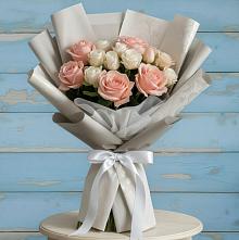 Букет цветов из:  Розы #REPLACE_PRED# Родниках Московской области