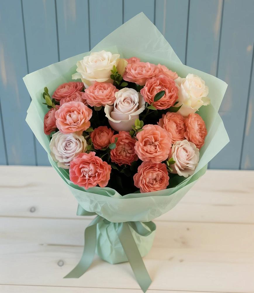 Букет цветов из: Розы в Родниках Московской области