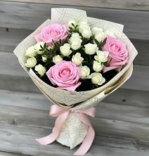 Букет цветов из:  Розы в Родниках Московской области