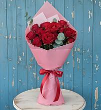 Букет цветов из:  Розы в Родниках Московской области