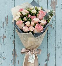 Букет цветов из:  Розы в Родниках Московской области