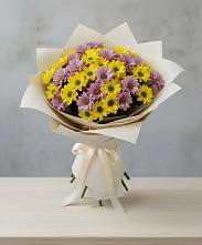 Букет цветов из:  Хризантемы в Родниках Московской области