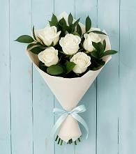 Букет цветов из:  Розы в Родниках Московской области