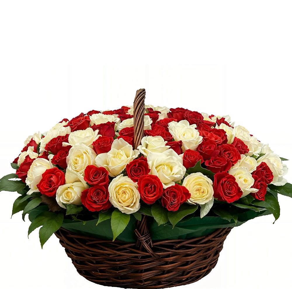 Премиум букет из: Розы в Родниках Московской области