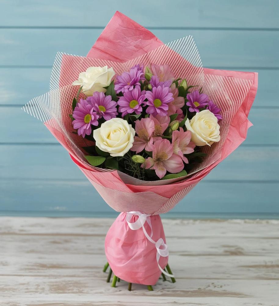 Букет цветов из: Герберы в Родниках Московской области