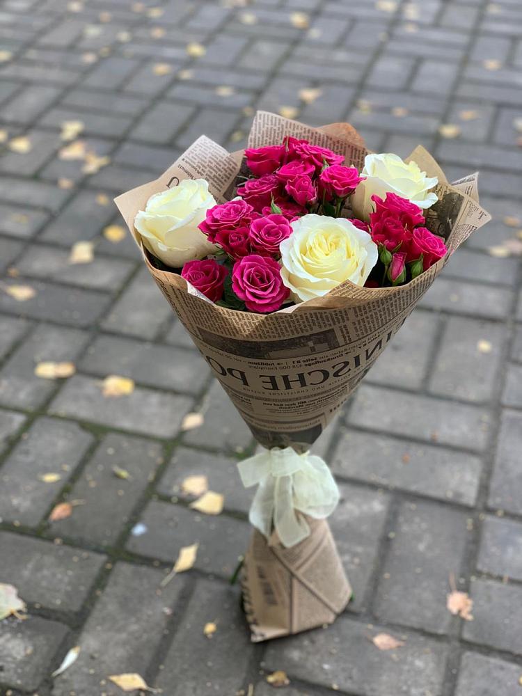 Букет цветов из: Розы в Родниках Московской области