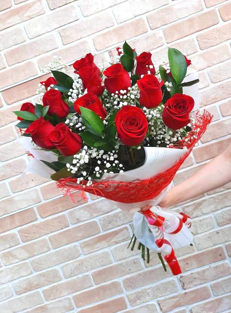 Букет цветов из: Розы в Родниках Московской области