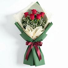 Букет цветов из:  Розы в Родниках Московской области