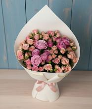 Букет цветов из:  Розы в Родниках Московской области