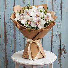 Букет цветов из:  Орхидеи и Розы в Родниках Московской области
