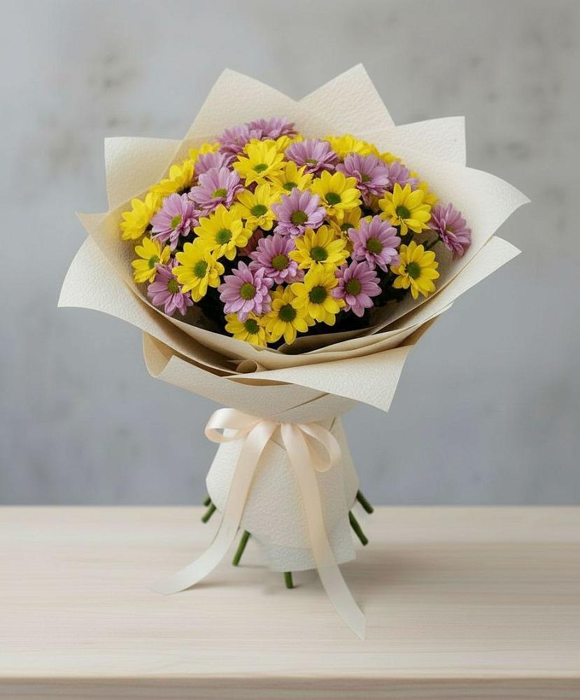 Букет цветов из: Хризантемы в Родниках Московской области